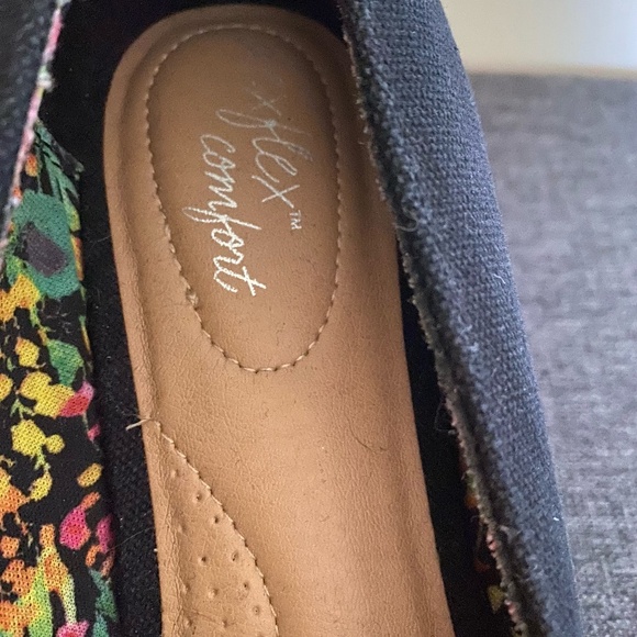 Dexflex Comfort Black Fabric Open Toe Casual Summer Vacation Shoe-Sz-9.5W - Picture 8 of 15